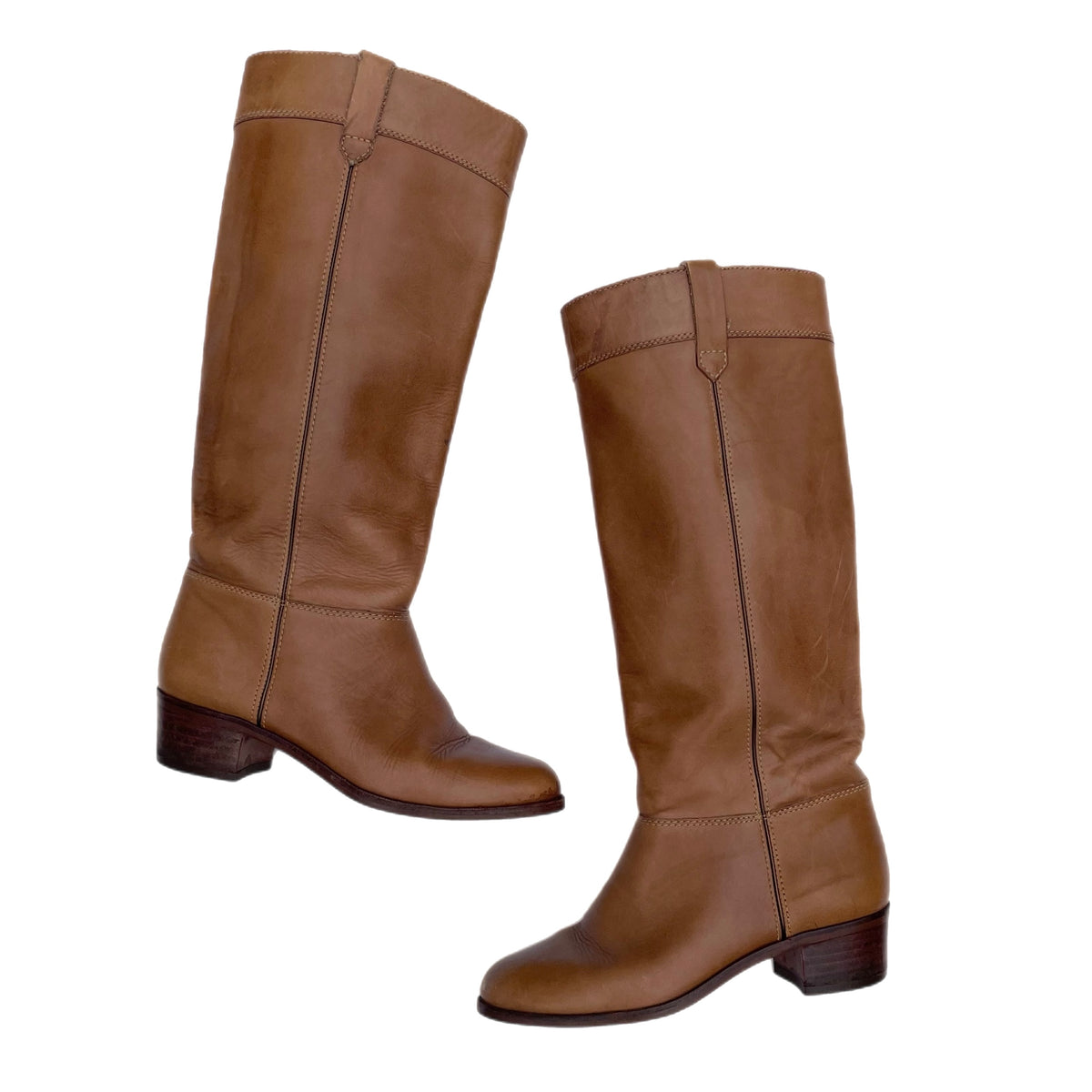 ロングブーツ FLOT LEATHER BOOTS (ORGAN BROWN) FLOT LEATHER BOOTS (ORGAN BROWN) - Atelier de LUMEN