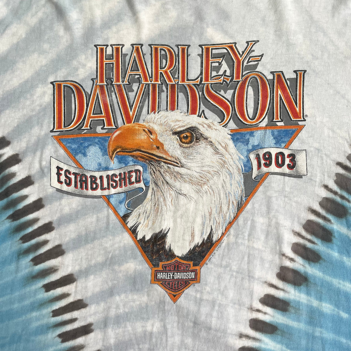 VINTAGE 90'S HARLEY TIE DYE TEE – SANFT