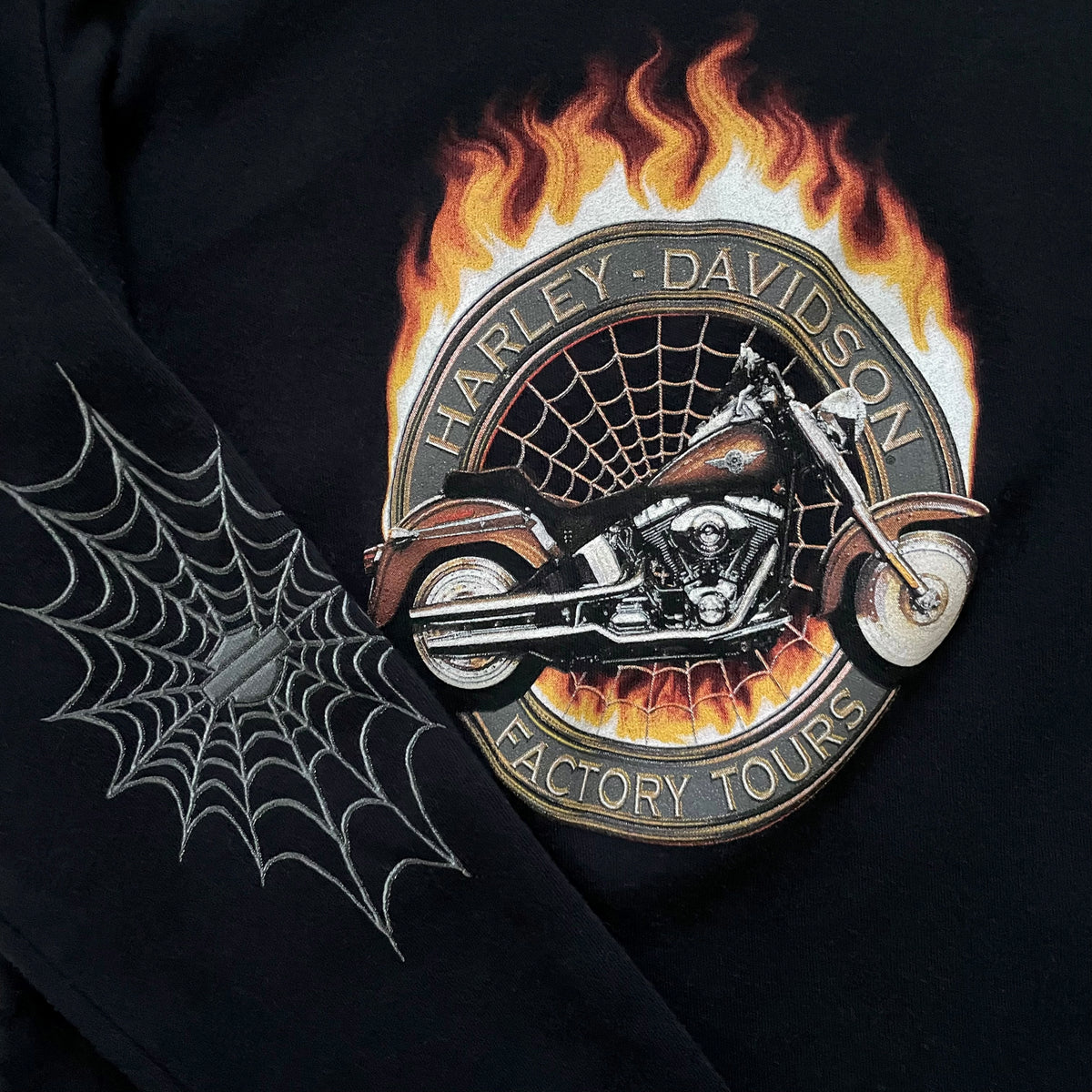 VINTAGE HARLEY SPIDER WEB LONG SLEEVE – SANFT