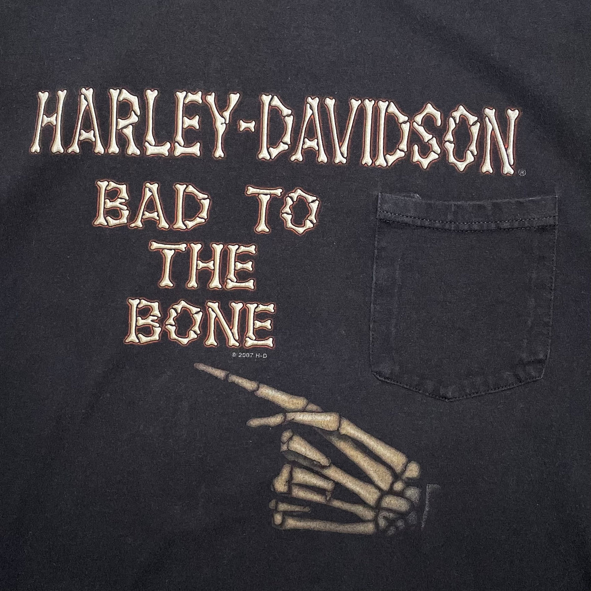 VINTAGE HARLEY BAD TO THE BONE TEE – SANFT