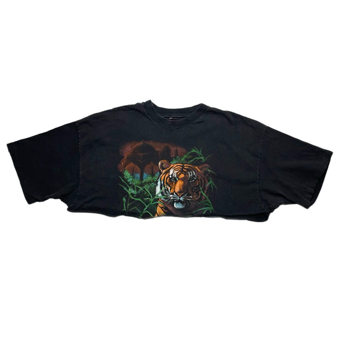 VINTAGE CROPPED TIGER TEE