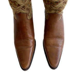 VINTAGE TAPESTRY COWBOY BOOTS