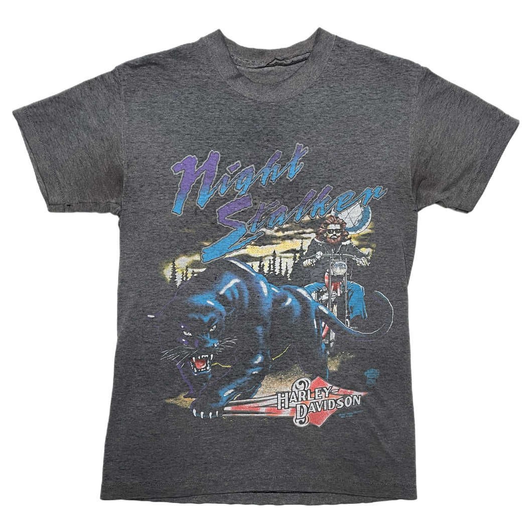 VINTAGE 90S NIGHT STALKER PANTHER HARLEY TEE