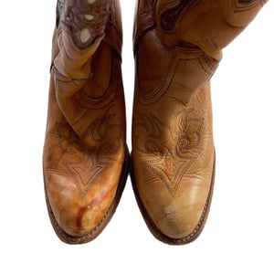 VINTAGE BUTTERFLY COWBOY BOOTS