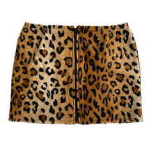 VINTAGE LEOPARD MINI SKIRT