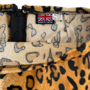 VINTAGE LEOPARD MINI SKIRT