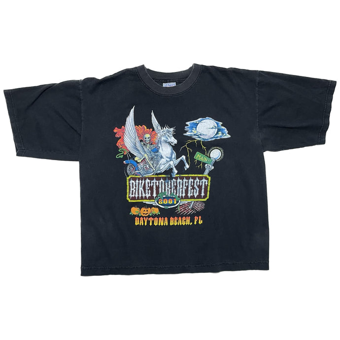 VINTAGE BIKETOBERFEST HALLOWEEN TEE