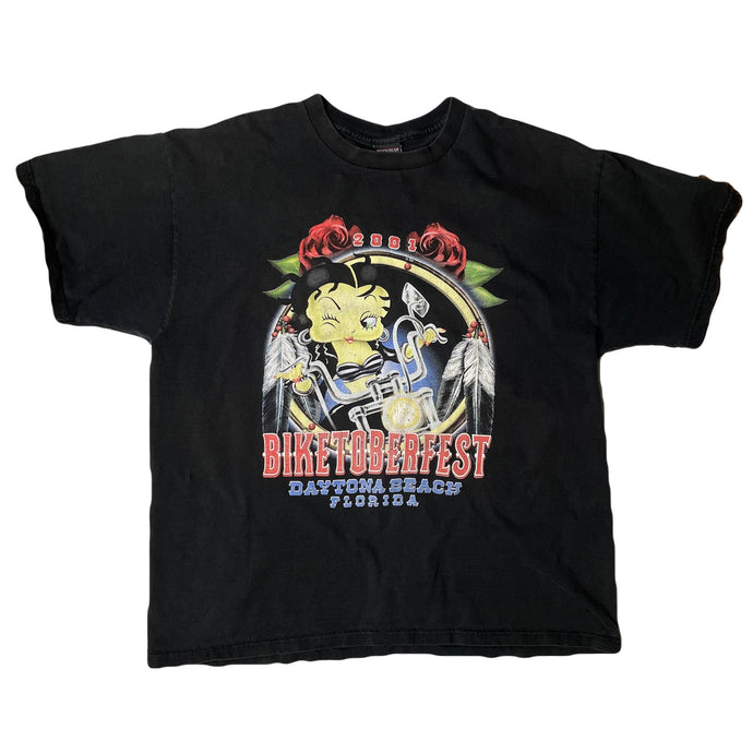 VINTAGE BIKER BETTY BOOP TEE