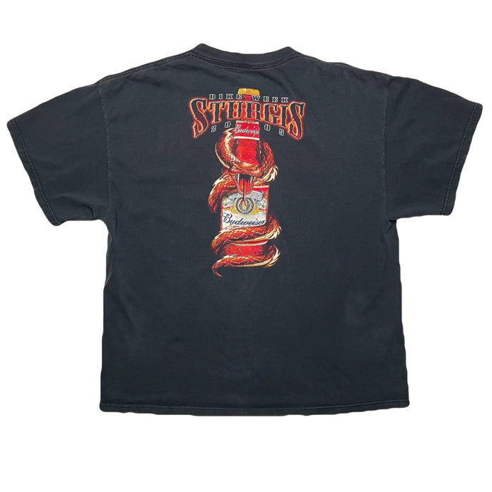 VINTAGE BUDWEISER BIKER WEEK TEE