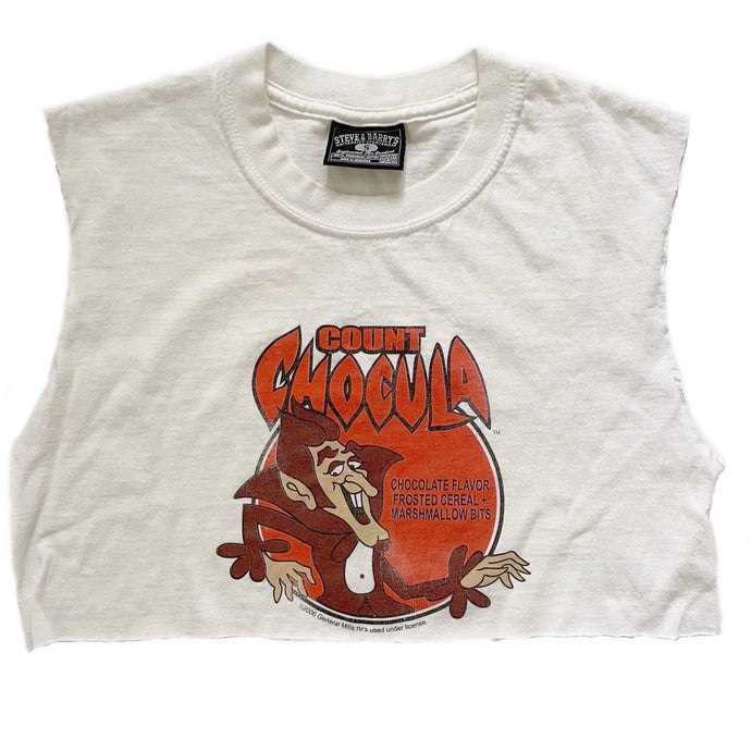 VINTAGE COUNT CHOCULA CROP TANK