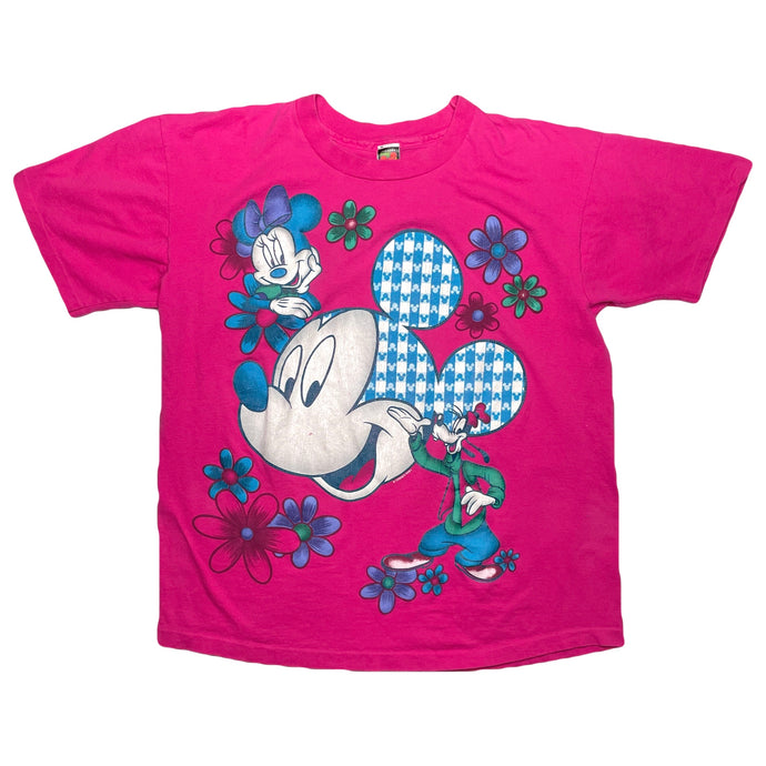 VINTAGE FLORAL CARTOON TEE