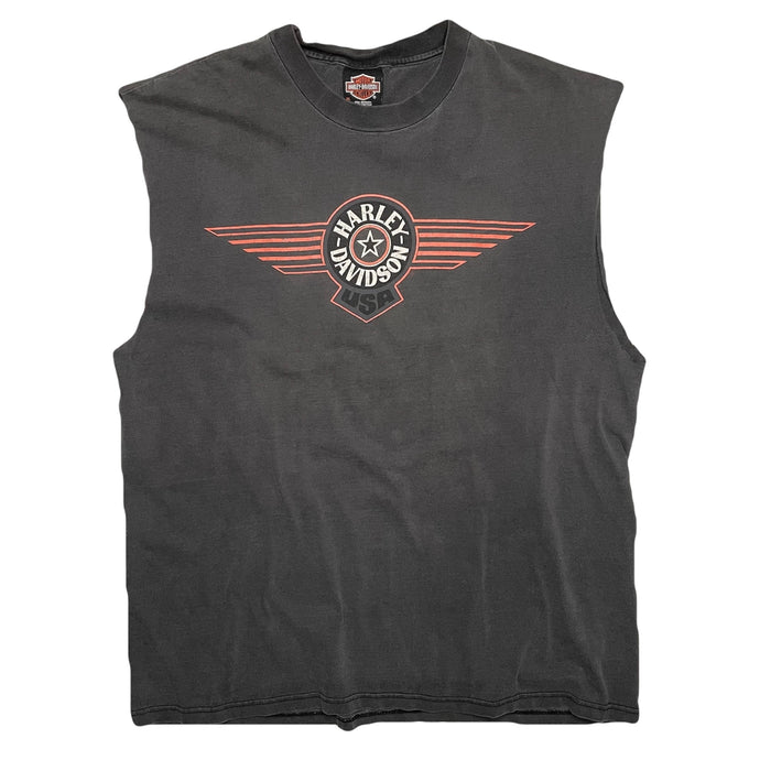 VINTAGE DISTRESSED HARLEY VEGAS TANK