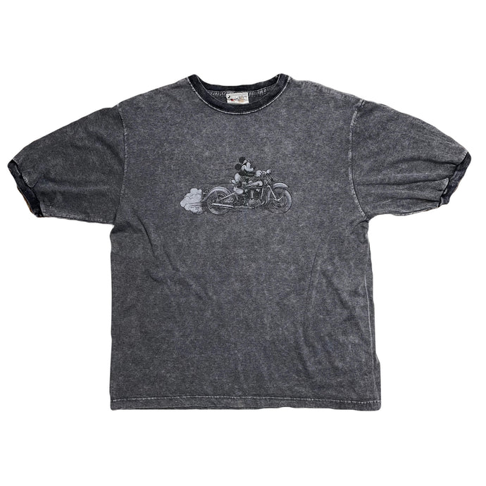 VINTAGE BIKER MICKEY RINGER TEE
