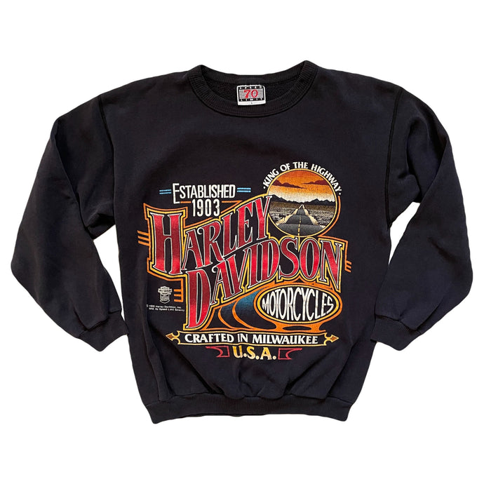 VINTAGE 80’S HARLEY CREWNECK