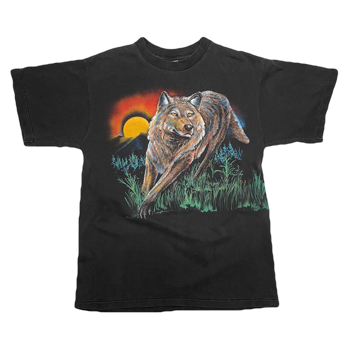 VINTAGE 90’S SUNSET WOLF TEE