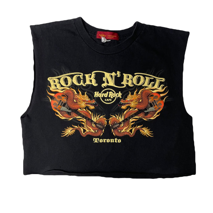 VINTAGE HARD ROCK DRAGON CROP TANK