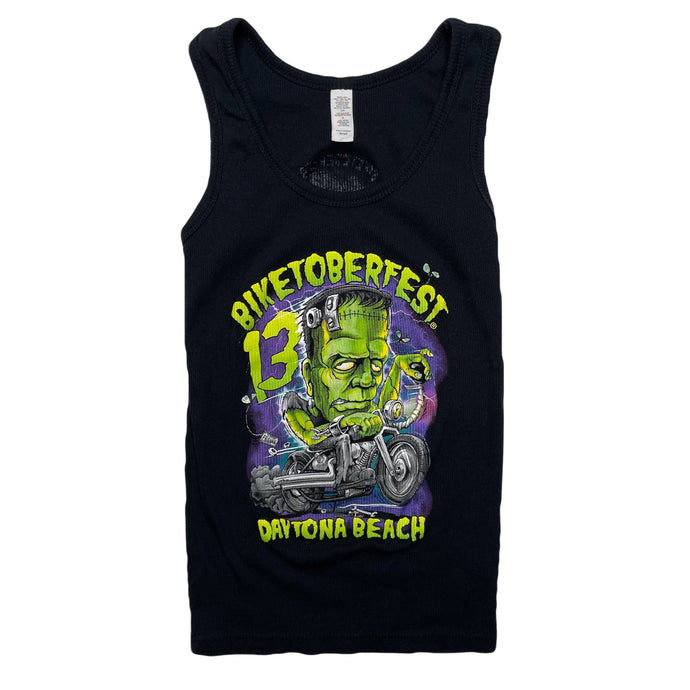 VINTAGE FRANKENSTEIN BIKETOBERFEST RIBBED TANK