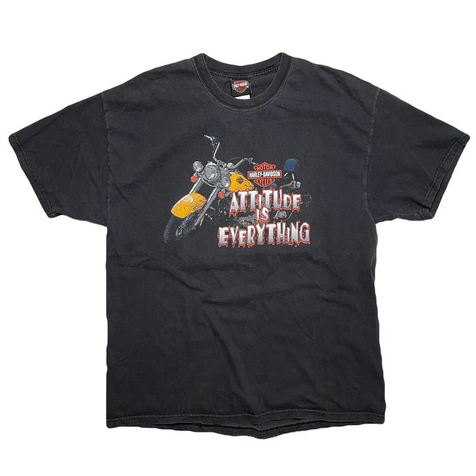 VINTAGE HARLEY ATTITUDE IS EVERYTHING TEE
