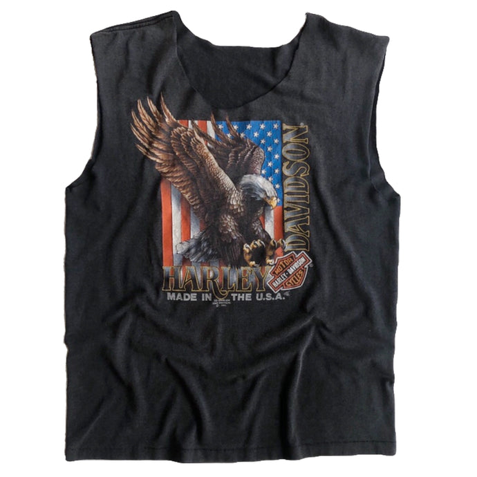 VINTAGE 90'S 3D EMBLEM HARLEY TANK