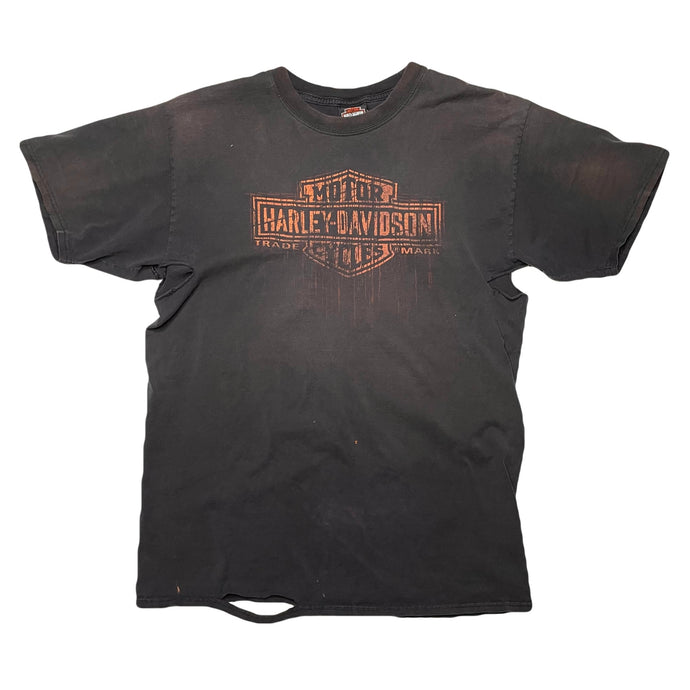 VINTAGE DISTRESSED HARLEY LOGO TEE