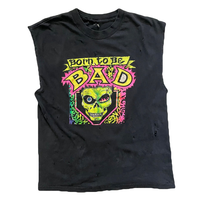 VINTAGE BORN TO BE BAD SKULL TANK