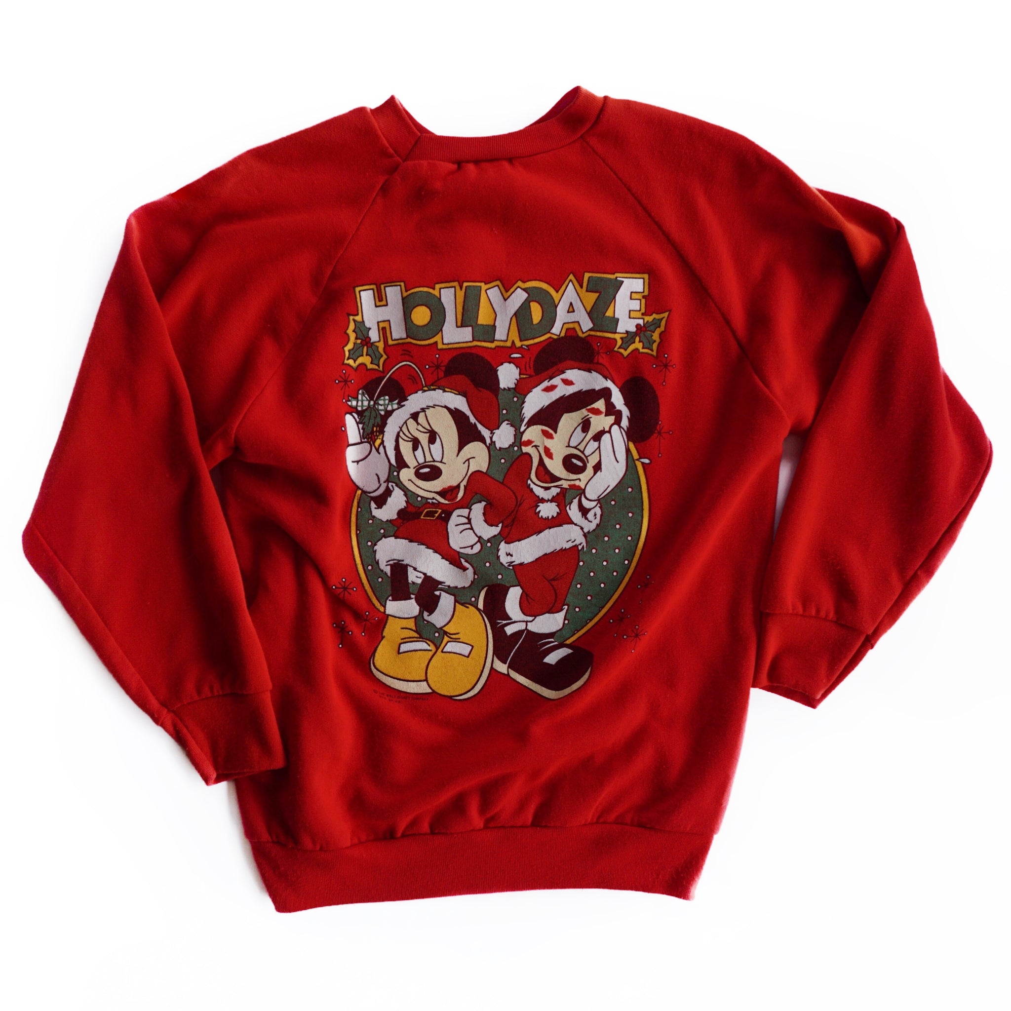 VINTAGE 90'S MISTLETOE MAGIC MICKEY & MINNIE CREWNECK – SANFT