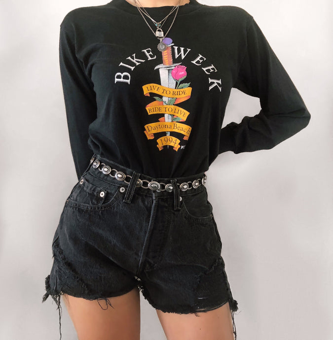 VINTAGE 90'S BIKE WEEK LONG SLEEVE