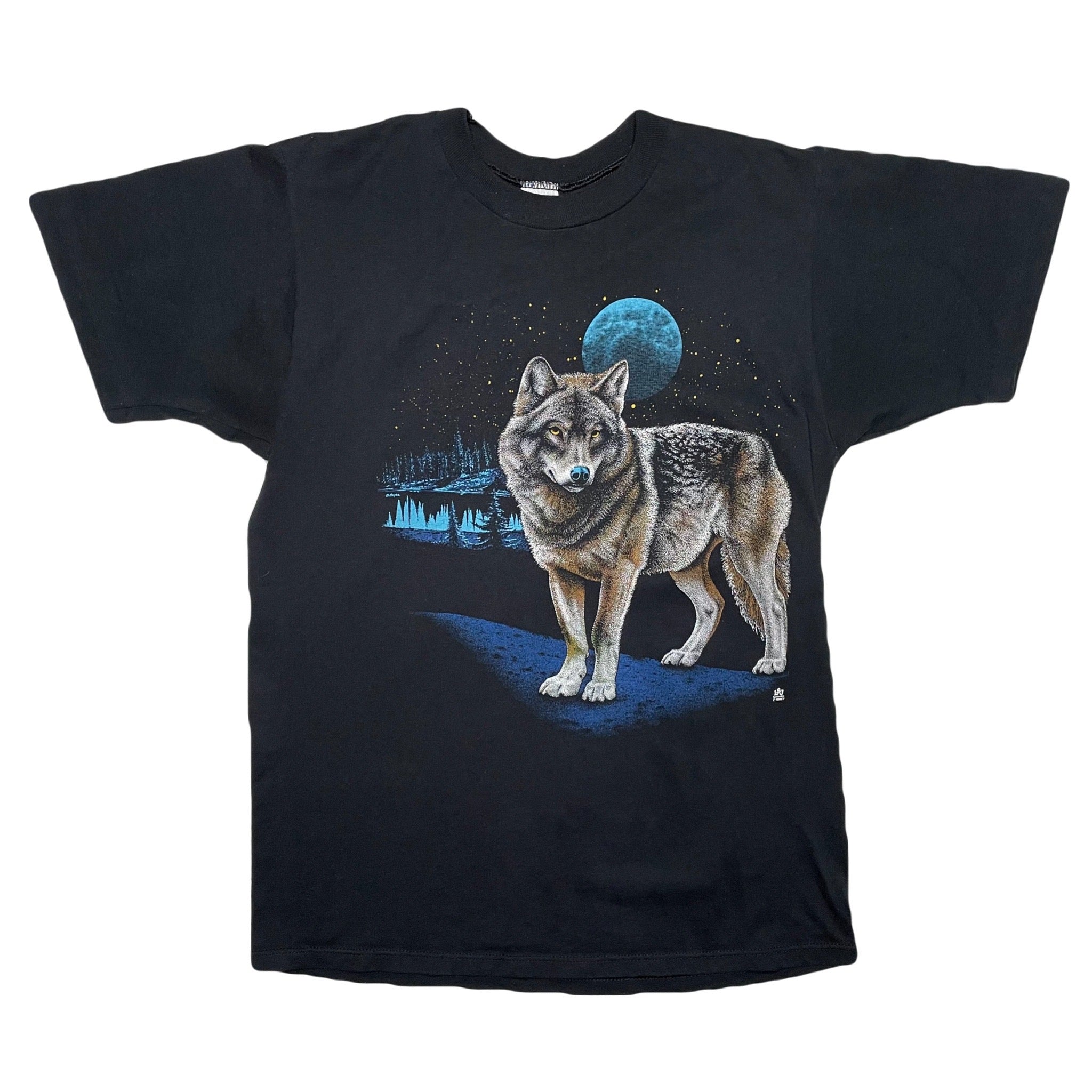 VINTAGE 80’S MIDNIGHT WOLF TEE