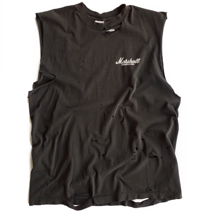 VINTAGE DISTRESSED MARSHALL AMPS MUSCLE TEE