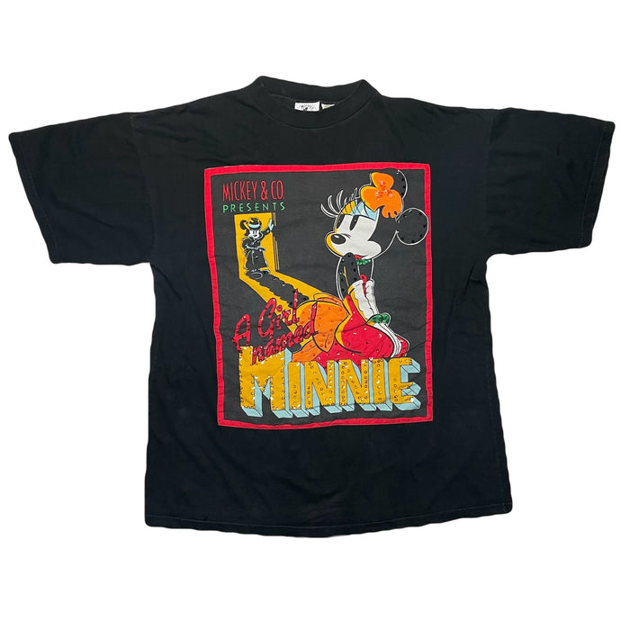 VINTAGE A GIRL NAMED MINNIE EMBELLISHED TEE