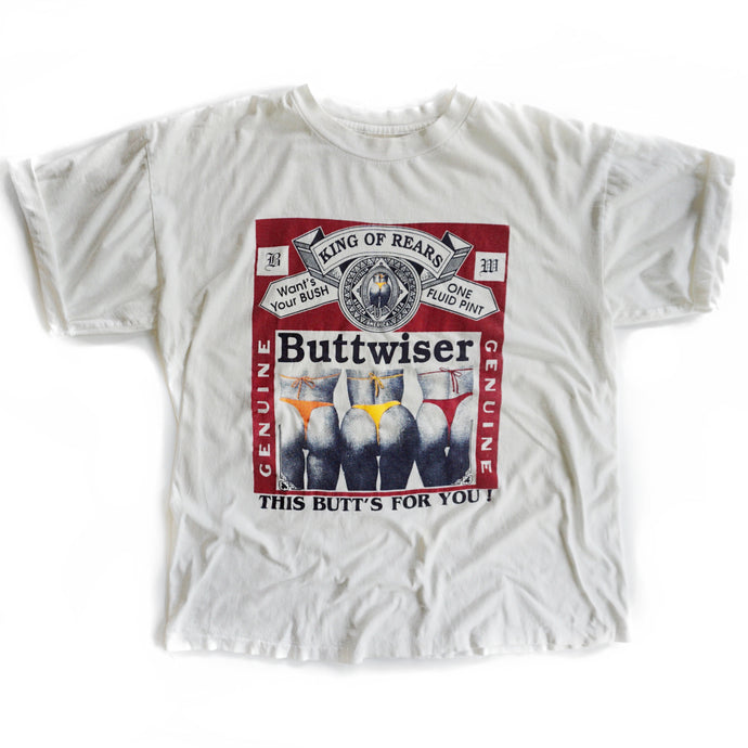 VINTAGE BUTTWISER TEE