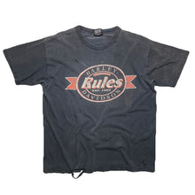 VINTAGE HARLEY RULES DISTRESSED TEE