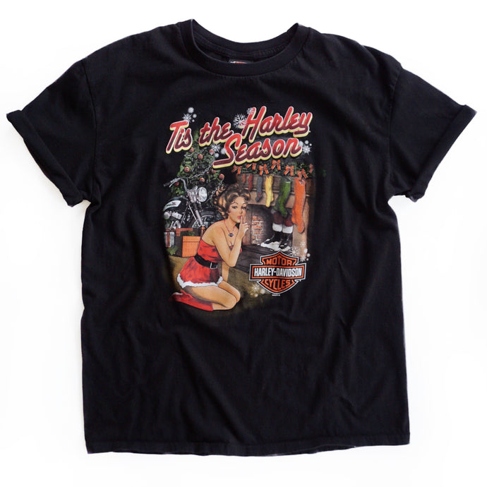 VINTAGE 'TIS THE HARLEY SEASON TEE