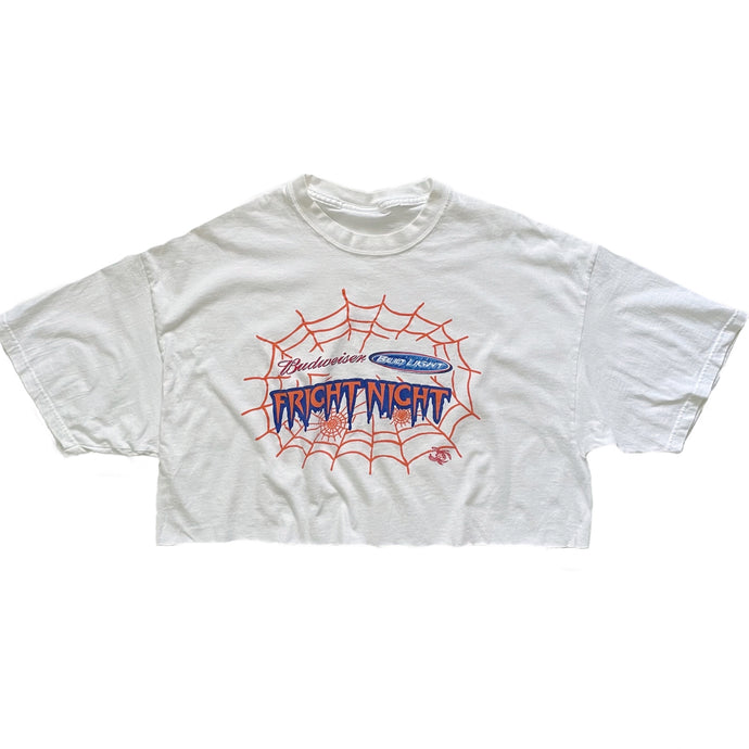 VINTAGE BUDWEISER FRIGHT NIGHT CROP TEE