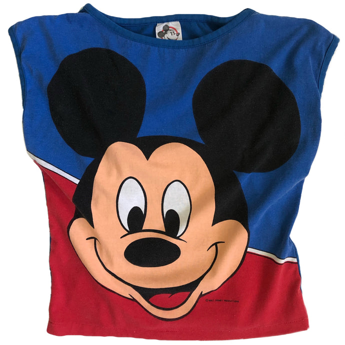 VINTAGE 80'S MICKEY COLORBLOCK TANK