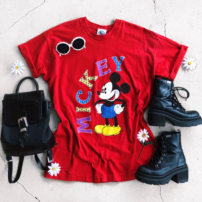 VINTAGE 90'S MICKEY TEE DRESS