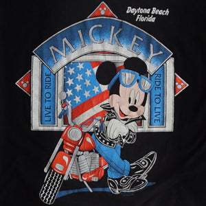 VINTAGE LIVE TO RIDE MICKEY TEE