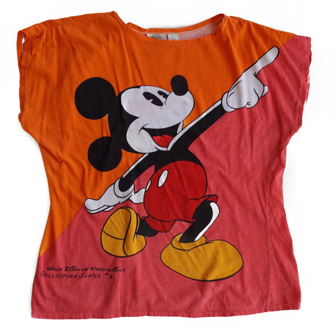 VINTAGE COLORBLOCK MICKEY TEE