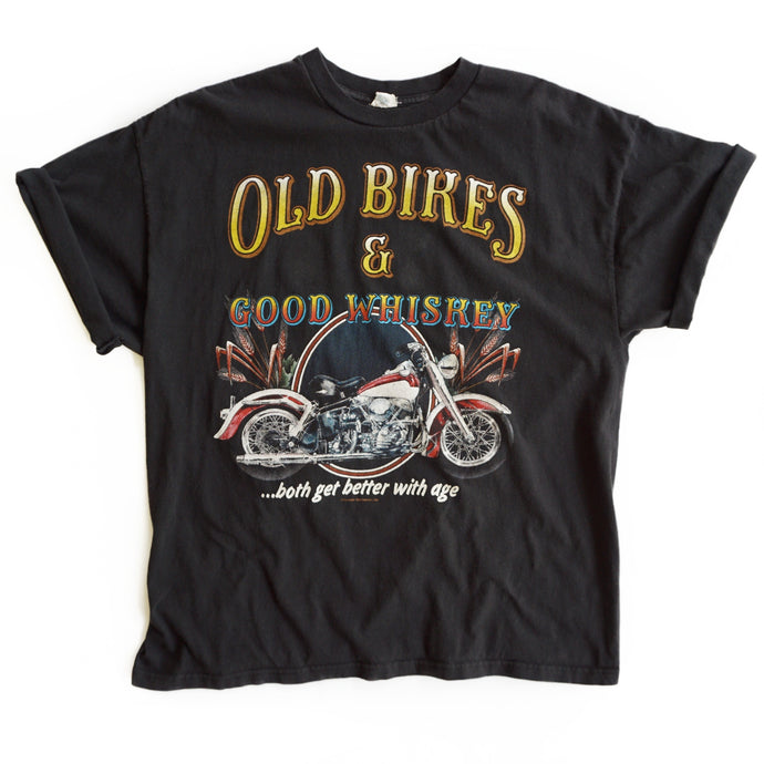 VINTAGE BIKES & WHISKEY TEE