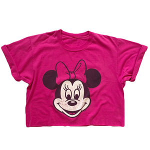 VINTAGE CLASSIC MINNIE MOUSE CROP TEE