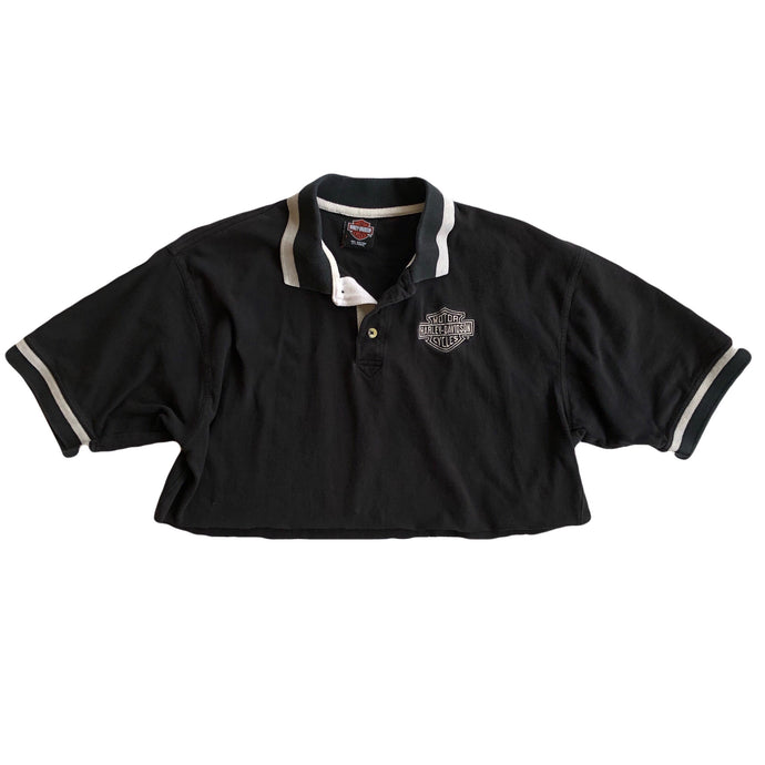 VINTAGE HARLEY DAVIDSON CALIFORNIA CROPPED POLO