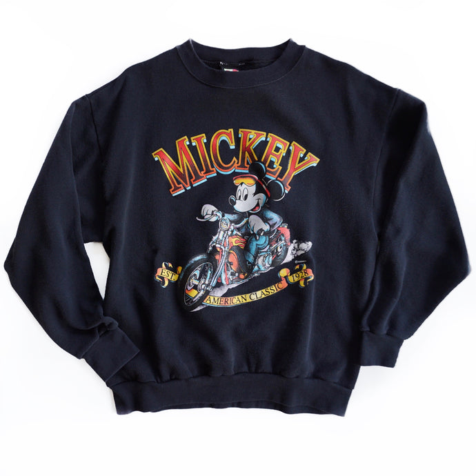 VINTAGE BIKER MICKEY CREWNECK
