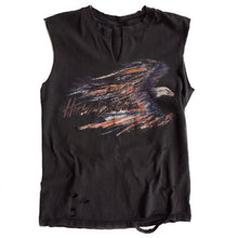 VINTAGE HARLEY RIDE WITH THE WIND DISTRESSED MUSCLE TEE