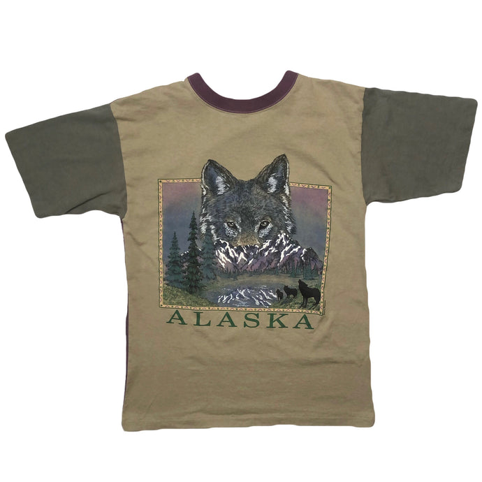 VINTAGE 90'S ALASKA WOLF TEE