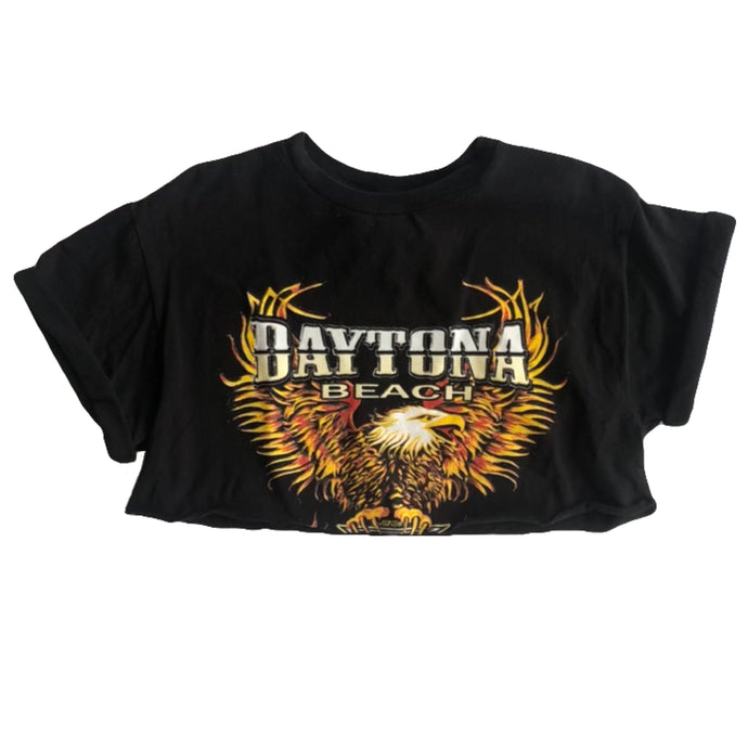 VINTAGE DAYTONA BIKE WEEK CROPPED TEE