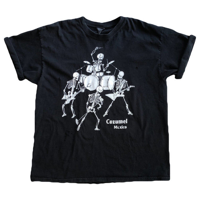 VINTAGE 90'S SKELETON BAND TEE