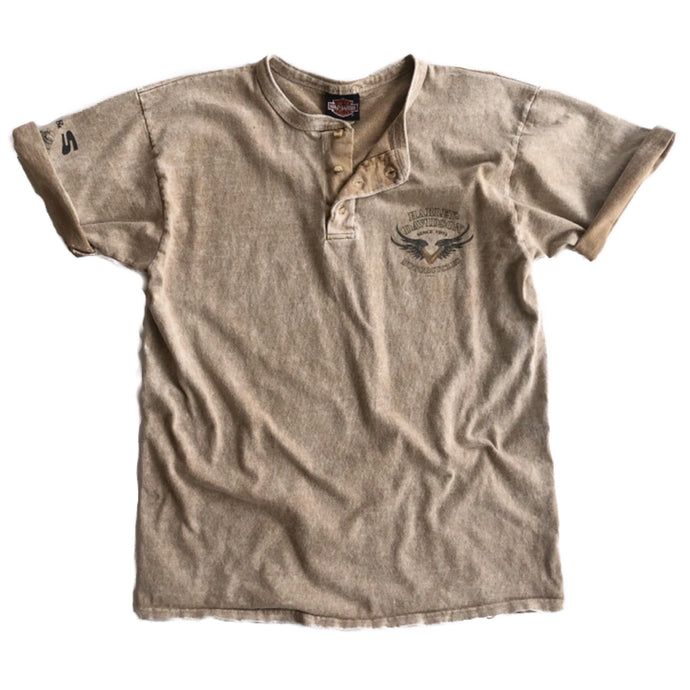 VINTAGE HARLEY BUTTON UP TEE