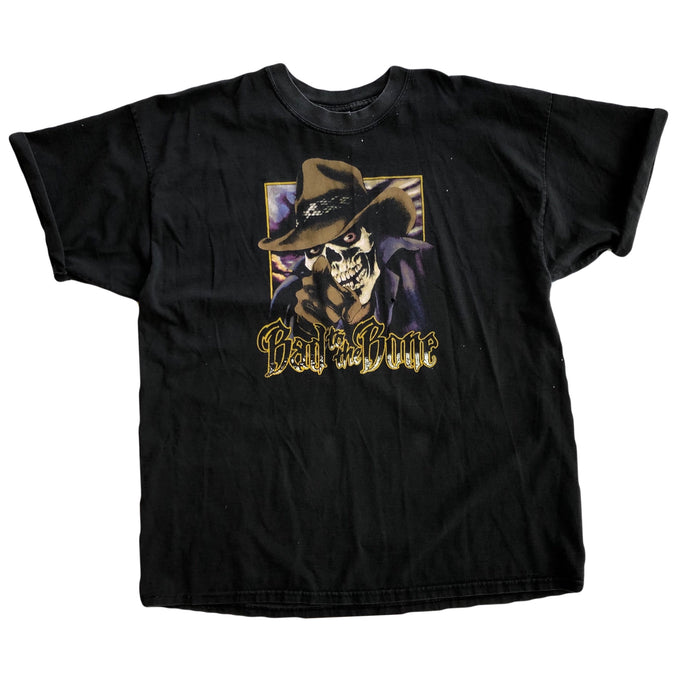 VINTAGE BAD TO BONE SKULL TEE