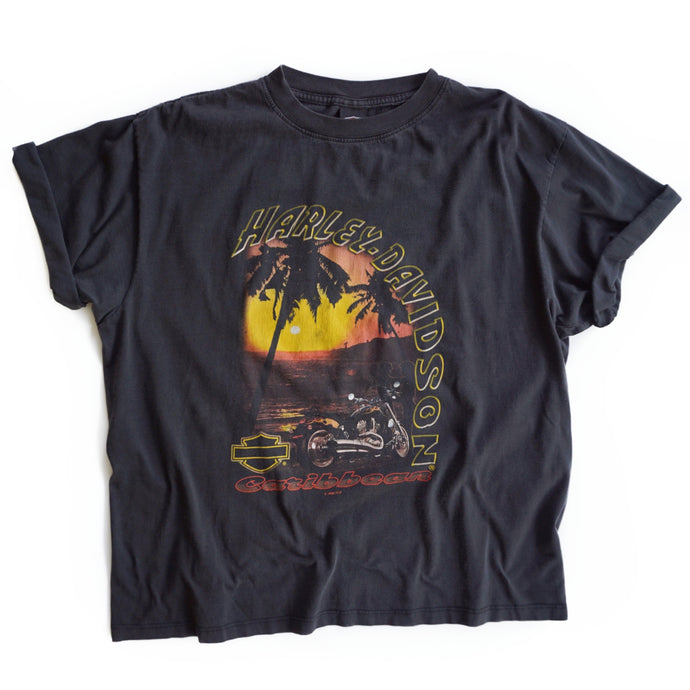 VINTAGE HARLEY CARIBBEAN SUNSET TEE