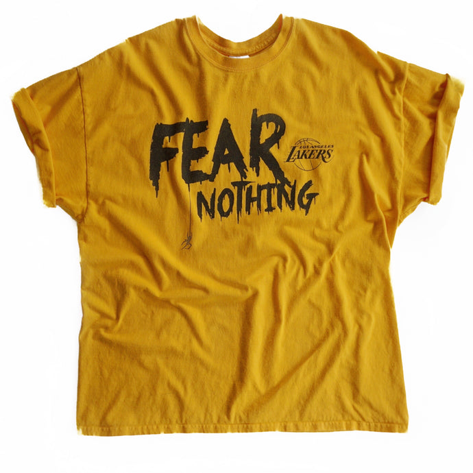 VINTAGE FEAR NOTHING LAKERS TEE